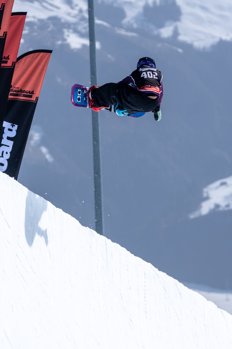 Mael Fretz in the snowpark