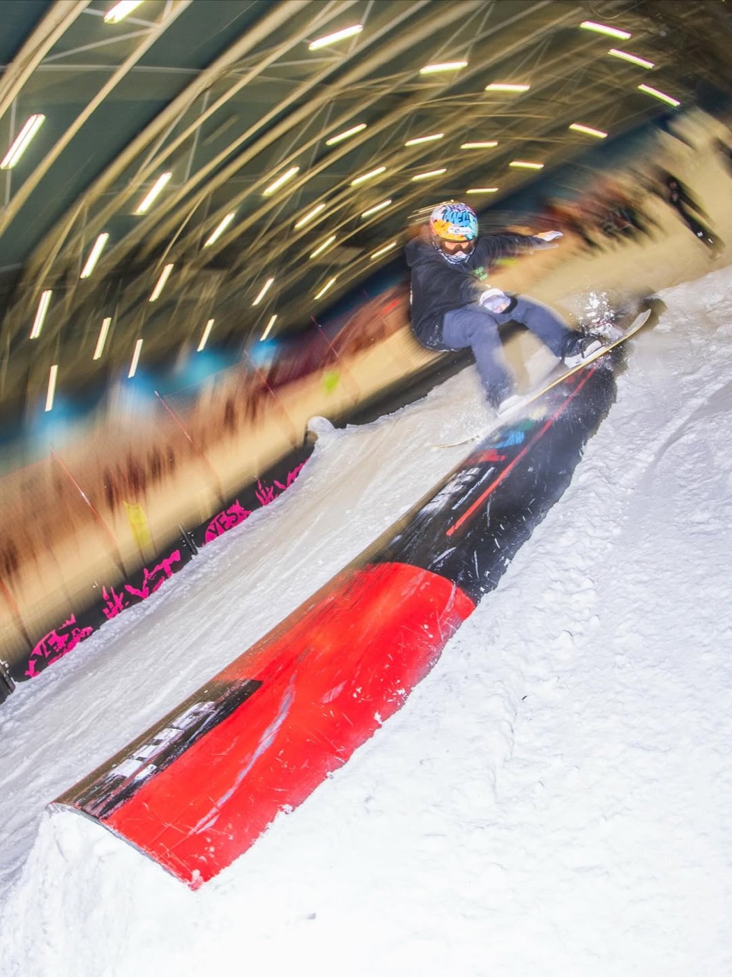 Mael Fretz with sponsor Slash Snowboards